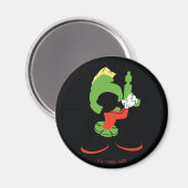MARVIN THE MARTIAN™シルエットとレイガン マグネット (正面/裏面)