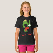 MARVIN THE MARTIAN™シルエットとレイガン Tシャツ (正面フル)