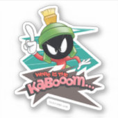 MARVIN THE MARTIAN™ポイント「Where is the Kabooom」 シール (正面)