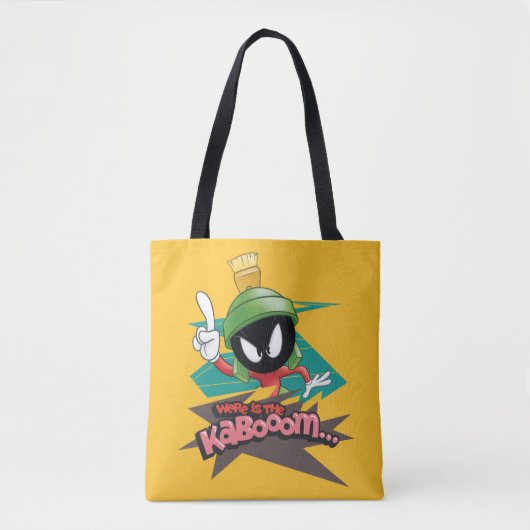 MARVIN THE MARTIAN™ポイント「Where is the Kabooom」 トートバッグ (正面)