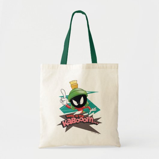 MARVIN THE MARTIAN™ポイント「Where is the Kabooom」 トートバッグ (正面)