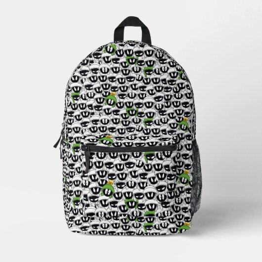 MARVIN THE MARTIAN™ ラインアートカラーポップパターン プリントバックパック (正面)