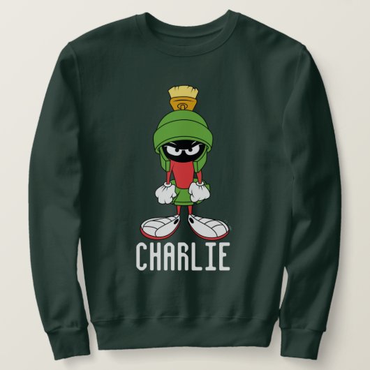 MARVIN THE MARTIAN™ 不機嫌 スウェットシャツ (デザイン正面)