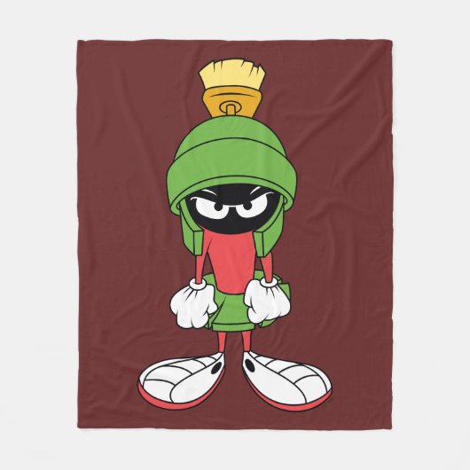 MARVIN THE MARTIAN™ 不機嫌 フリースブランケット (正面)