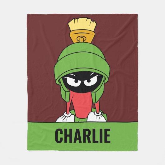 MARVIN THE MARTIAN™ 不機嫌 フリースブランケット (正面)