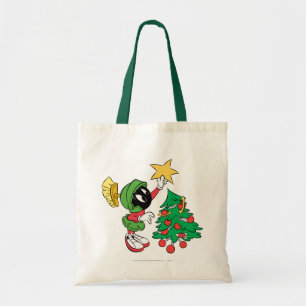 MARVIN THE MARTIAN™星を木に置く トートバッグ
