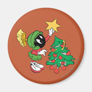 MARVIN THE MARTIAN™星を木に置く マグネット