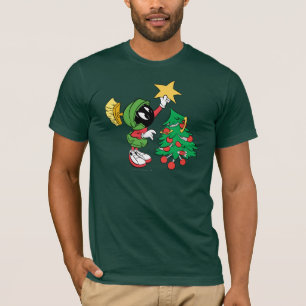MARVIN THE MARTIAN™星を木に置く Tシャツ