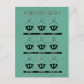 MARVIN THE MARTIAN™現在の気分のグラフ ポストカード (正面)