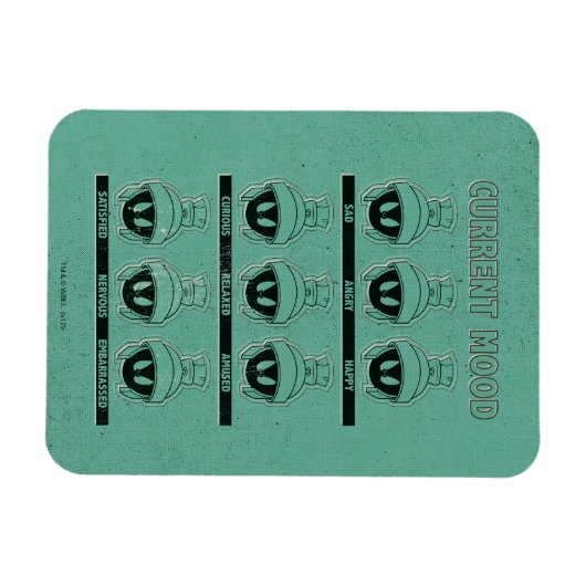 MARVIN THE MARTIAN™現在の気分表 マグネット (横)