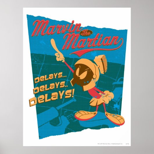 MARVIN THE MARTIAN™遅延…遅延…遅延！ ポスター (正面)