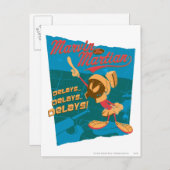 MARVIN THE MARTIAN™遅延…遅延…遅延! ポストカード (正面/裏面)