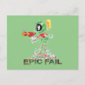 MARVIN THE MARTIAN™ Epic Fail ポストカード (正面)