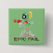 MARVIN THE MARTIAN™ Epic Fail 缶バッジ (正面)