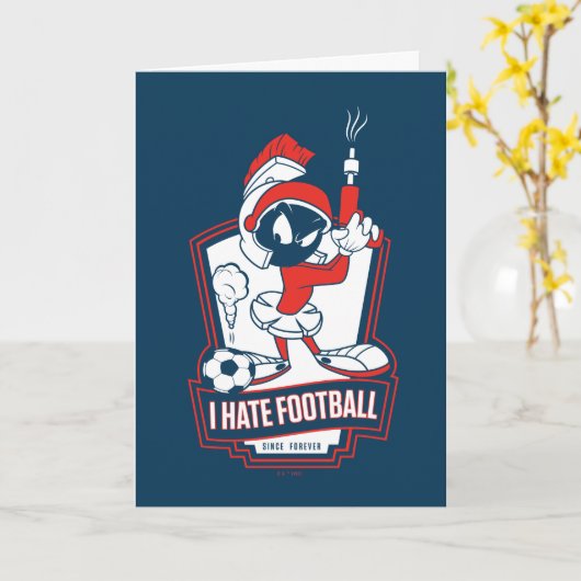MARVIN THE MARTIAN™ "I Hate Football" Graphic カード (黄色い花)