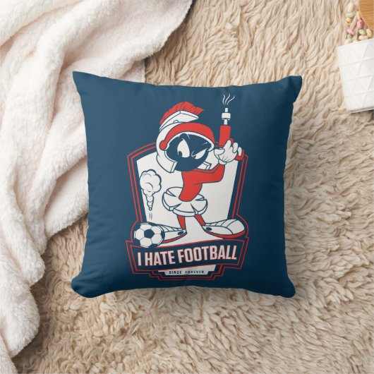 MARVIN THE MARTIAN™ "I Hate Football" Graphic クッション (ブランケット)