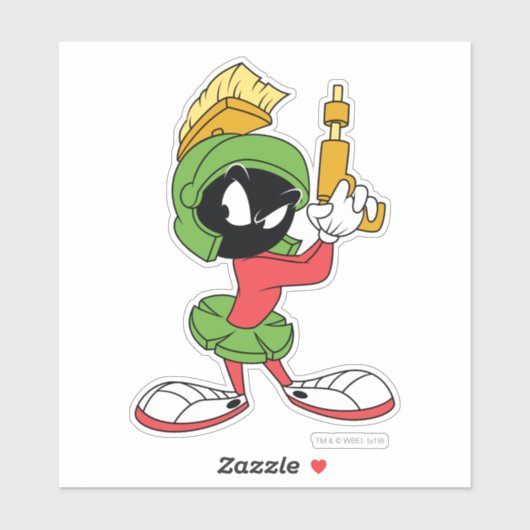 MARVIN THE MARTIAN™ Ready With Laser シール (シート)