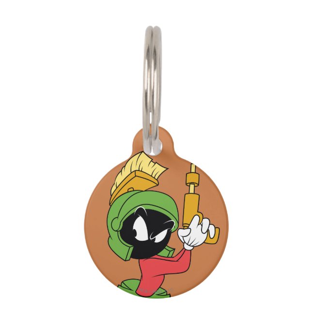 MARVIN THE MARTIAN™ Ready With Laser ペット　ネームタグ (正面)