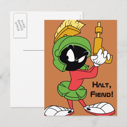 MARVIN THE MARTIAN™ Ready With Laser ポストカード (正面/裏面)
