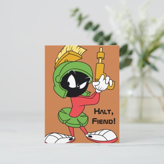 MARVIN THE MARTIAN™ Ready With Laser ポストカード (スタンド正面)