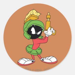 MARVIN THE MARTIAN™ Ready With Laser ラウンドシール