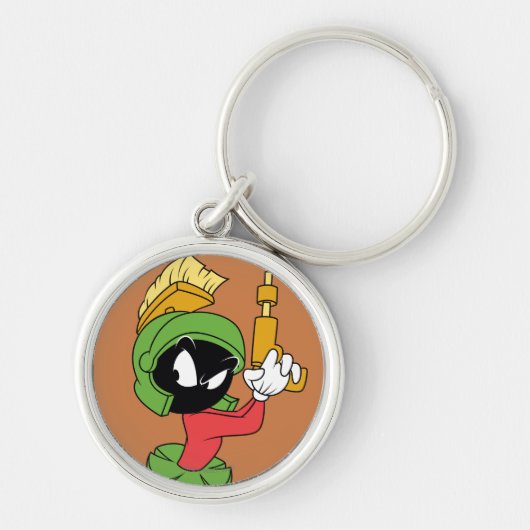 Marvin The Martian™ Ready With Laser(火星のレーザー対応) キーホルダー (正面)