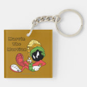 MARVIN THE MARTIAN™ Recliningとレーザー キーホルダー (裏面)
