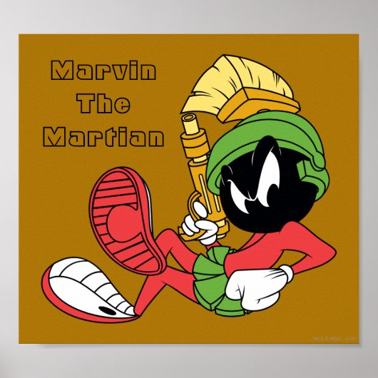 MARVIN THE MARTIAN™ Recliningとレーザー ポスター (正面)