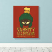 MARVIN THE MARTIAN™ Varsity Collegiate Graphic キャンバスプリント (インサイチュ (ウッドフロア))