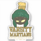 MARVIN THE MARTIAN™ Varsity Collegiate Graphic シール (正面)