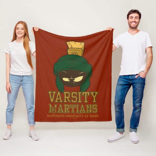 MARVIN THE MARTIAN™ Varsity Collegiate Graphic フリースブランケット (インサイチュ)