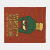 MARVIN THE MARTIAN™ Varsity Collegiate Graphic フリースブランケット (正面(横))