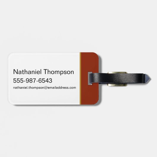 MARVIN THE MARTIAN™ Varsity Collegiate Graphic ラゲッジタグ (裏面横)