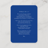 Maryのハートを見事に エンクロージャーカード (裏面)