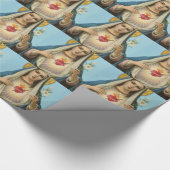 Maryの汚れなきハートOur Ladyの宗教的なイメージ ラッピングペーパー (角)