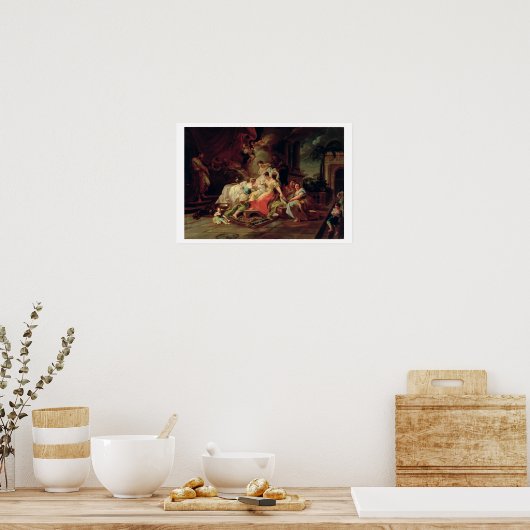 Maryの誕生, c.1753 (キャンバス上の油) ポスター (キッチン)