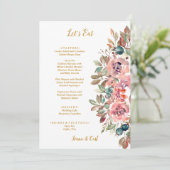 MARYウォーターカラーバラエメラルドグリーン結婚ズ メニュー (スタンド正面)