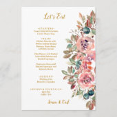 MARYウォーターカラーバラエメラルドグリーン結婚ズ メニュー (正面)