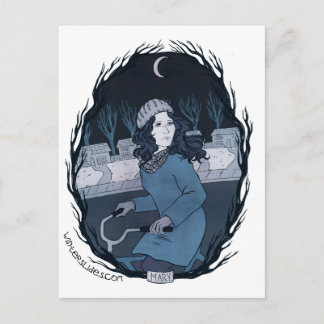 「Mary」ポストカード – Winter Slides ポストカード