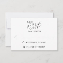 Mary -モダン Minimalst RSVP