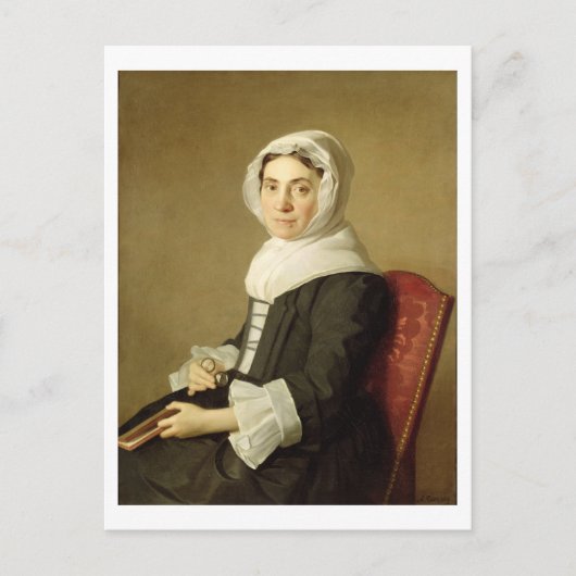 Mary Adam, 1754 (キャンバス油) ポストカード (正面)