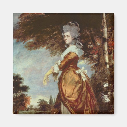 Mary Amelia, Salisburyの最初のMarchioness マグネット (正面)
