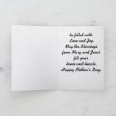 Mary And Jesus Mother's Day Greeting Card カード (内部)
