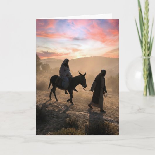Mary and Joseph Traveling To Bethlehem カード (正面)