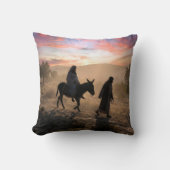 Mary and Joseph Traveling To Bethlehem クッション (正面)