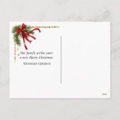 Mary and Joseph Traveling To Bethlehem シーズンポストカード (裏面)