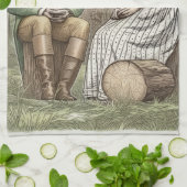 Mary and Tom キッチンタオル (折り畳み)