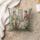 Mary and Tom in "The Other Bennet Sister" クッション (ブランケット)