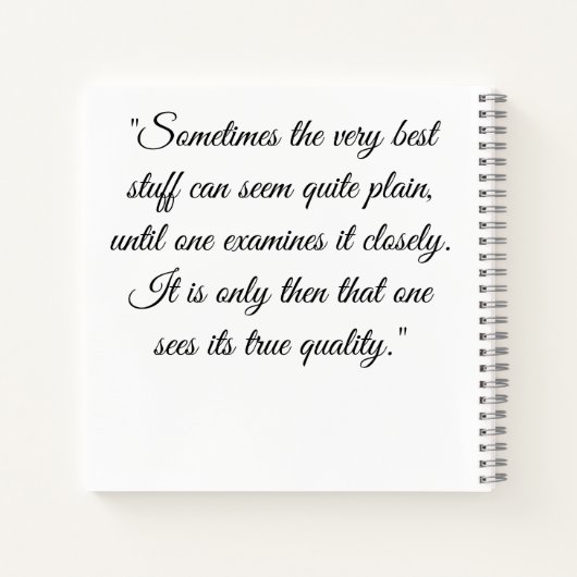 Mary Bennet notebook ノートブック (裏面)