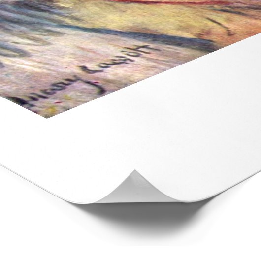 Mary Cassattによる入浴後 ポスター (角)